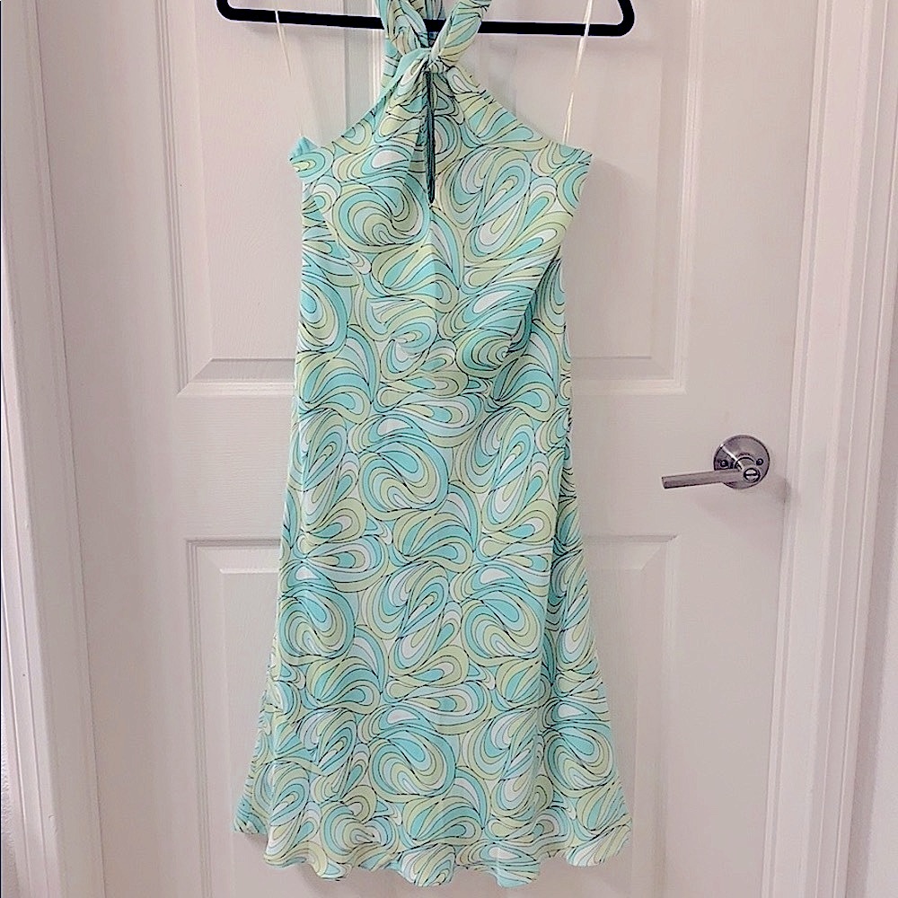 Michael Kors Silk Halter Dress